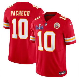 Kansas City Chiefs #10 Isiah Pacheco Red F.U.S.E. Super Bowl LVIII Patch Vapor