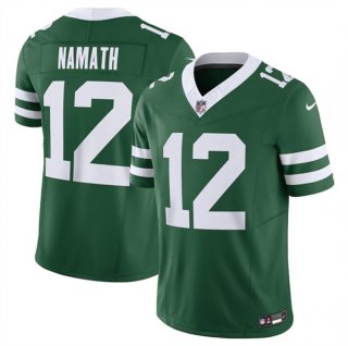 New York Jets #12 Joe Namath Green 2024 F.U.S.E. Vapor Limited Football Stitched