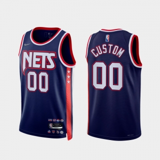Brooklyn Nets city blue jersey