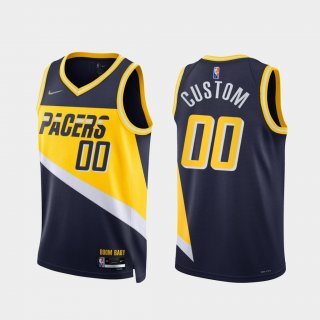 Indiana Pacers city blue custom jersey