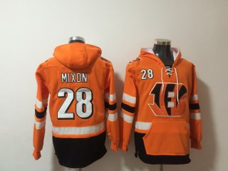 Cincinnati Bengals#28 orange hoodies