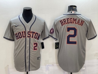Houston Astros #2 Alex Bregman White 3