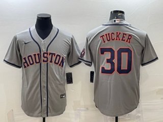 Houston Astros #30 Kyle Tucker Gray