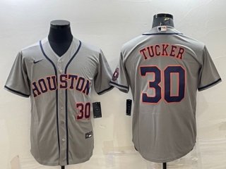 Houston Astros #30 Kyle Tucker Gray2