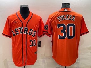 Houston Astros #30 Kyle Tucker Orange 5