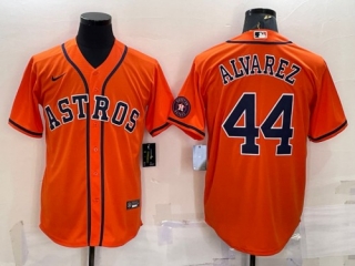 Houston Astros #44 Yordan Alvarez orange