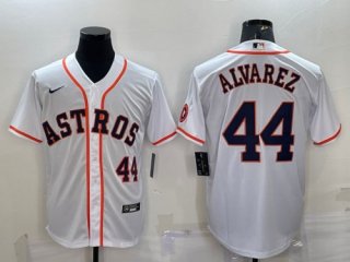 Houston Astros #44 Yordan Alvarez white