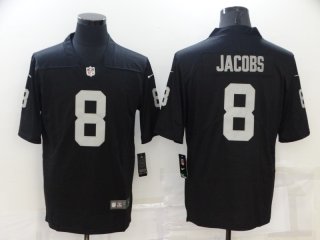 Las Vegas Raiders #8 Josh Jacobs Black Vapor Limited Stitched Jersey