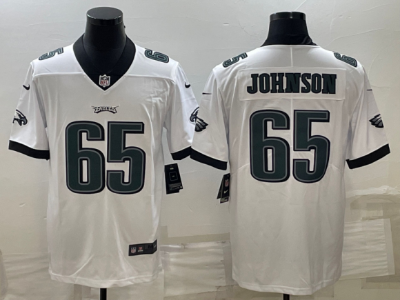 Philadelphia Eagles # 65 white jersey