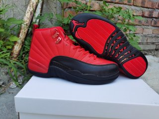 Jordan 12 red men shoes