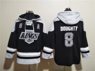 Los Angeles Kings #8 Drew Doughty Black Ageless Must-Have Lace-Up Pullover