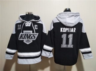 Los Angeles Kings #11 Anze Kopitar Black Ageless Must-Have Lace-Up Pullover