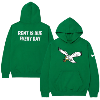 Philadelphia Eagles green hoodies 2