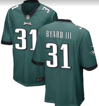 Philadelphia Eagles #31 Byard III green jersey