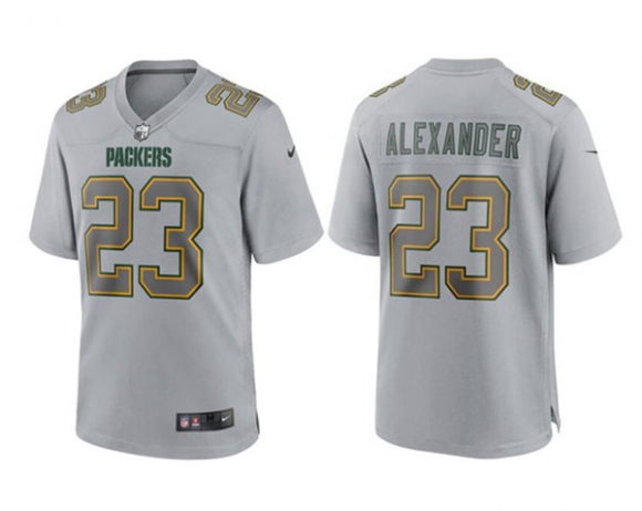 Green Bay Packers #23 Jaire Alexander Gray Atmosphere Fashion Stitched