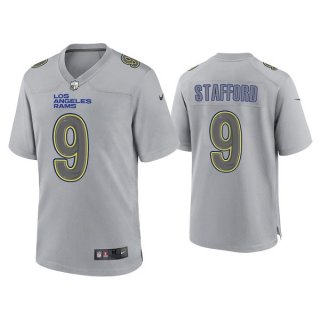 Los Angeles Rams #9 Matthew Stafford Gray Atmosphere Fashion Stitched