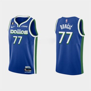 Dallas Mavericks #77 Luka Doncic Blue Stitched Basketball Jersey