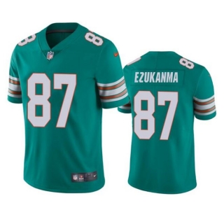 Miami Dolphins #87 Erik Ezukanma Aqua Color Rush Limited Stitched Football Jersey