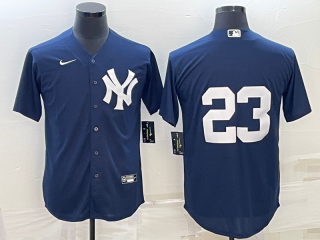 Men's New York Yankees #23 Don Mattingly Navy Cool Base Stitched Baseball Jersey