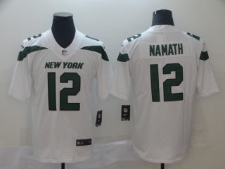 Jets-12-Joe-Namath- white vapor limited jersey