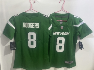 Youth New York Jets #8 Aaron Rodgers Green Vapor Untouchable Limited Stitched