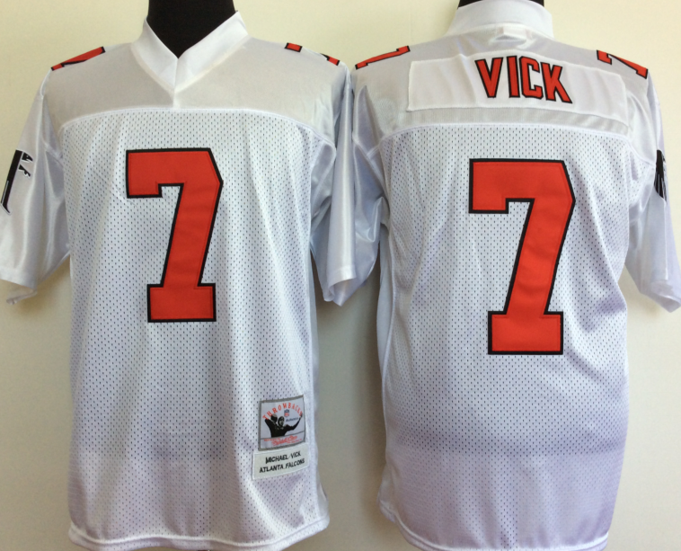 Atlanta Falcons White #7 VICK