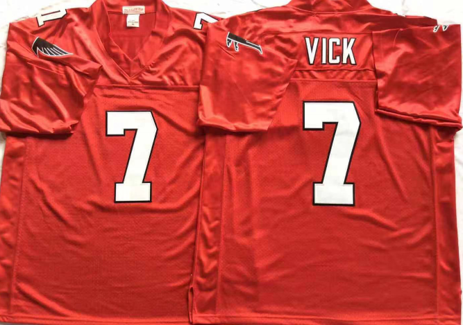 Atlanta Falcons Red(M&N) #7 VICK
