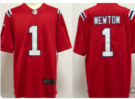 New England Patriots #1 newton red jersey