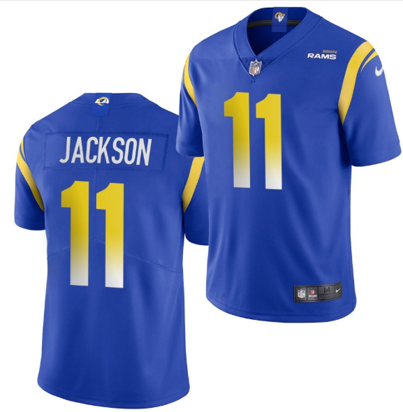 Men's Los Angeles Rams #11 DeSean Jackson 2020 Blue Vapor Untouchable Limited
