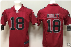 Falcons-18-Calvin-Ridley-red-Vapor-Untouchable-Limited-Jersey
