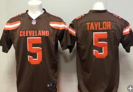 Browns-5-Tyrod-Taylor-brown Vapor-Untouchable-Limited-Jersey