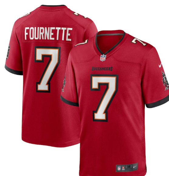 Tamp Bay Buccaneers #7 Fournette red jersey