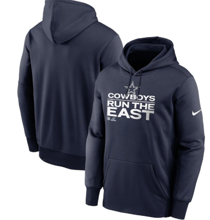 Dallas Cowboys Nike 2021 NFC East Division Champions Trophy Collection Pullover Hoodie