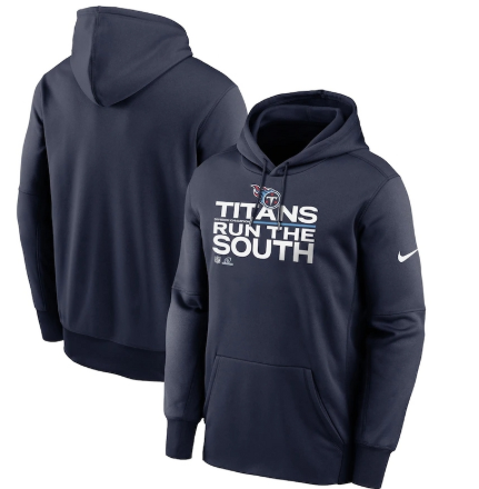 Tennessee Titans Nike 2021 AFC South Division Champions Trophy Collection Pullover Hoodie