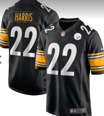 Pittsburgh Steelers #22 Najee Harris black youth jersey