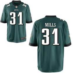eagles #31 Mills green youth jersey