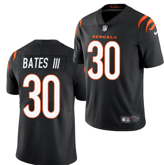 Cincinnati Bengals #30 Bates III black limited jersey