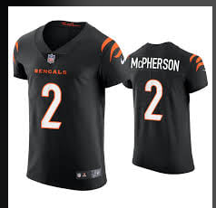 Cincinnati Bengals #2 Mcpherson black limited jersey