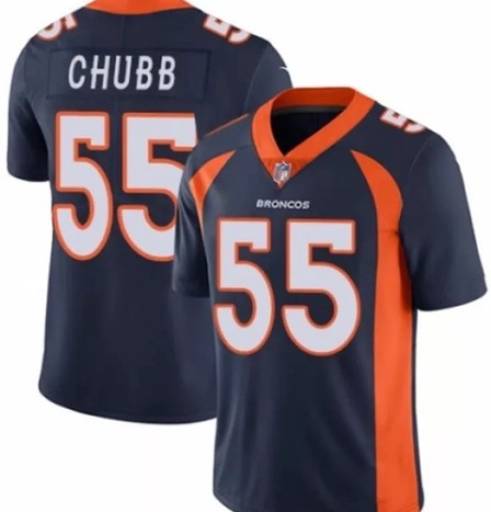 Denver Broncos #55 chubbs blue jersey