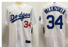 Dodgers-34-Fernando-Valenzuela white jersey