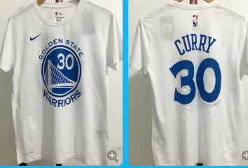 Warriors-30-Stephen-Curry white -t-shirts