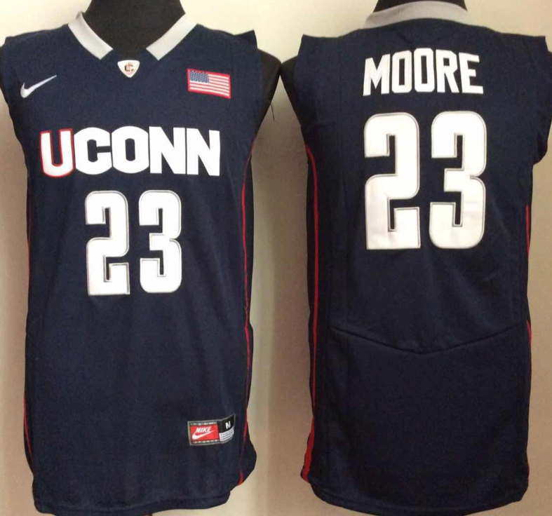 UConn-Huskies-23-Maya-Moore-Navy-College-Basketball-Jersey