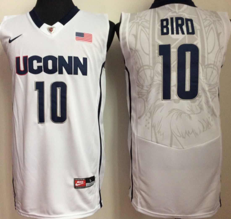 UConn-Huskies-10-Sue-Bird-White-College-Basketball-Jersey