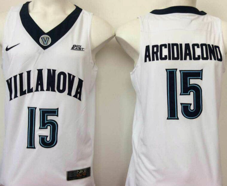 Villanova-Wildcats-15-Ryan-Arcidiacono-White-College-Basketball-Jersey