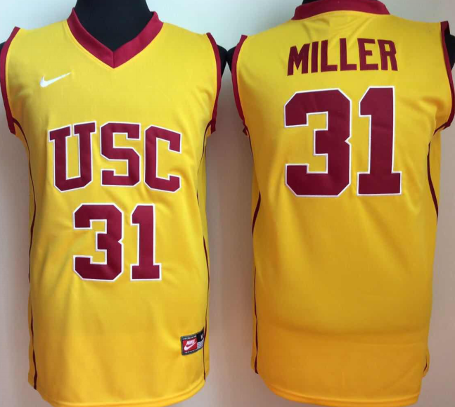USC-Trojans-31-Cheryl-Miller-Yellow-College-Basketball-Jersey