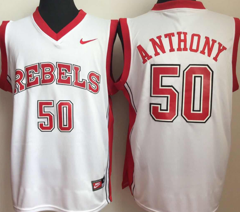 Unlv-Rebels-50-Greg-Anthony-White-College-Basketball-Jersey