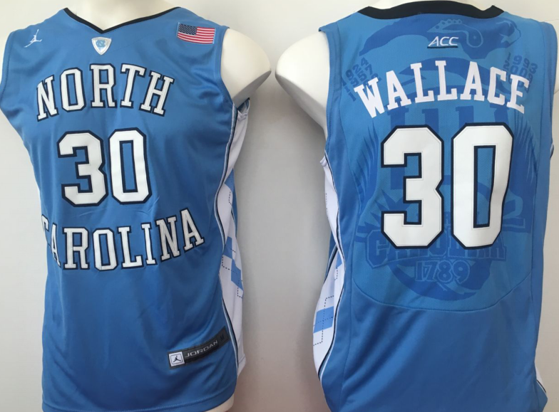 North-Carolina-Tar-Heels-30-Rasheed-Wallace-Blue-Women-College-Basketball-Jersey