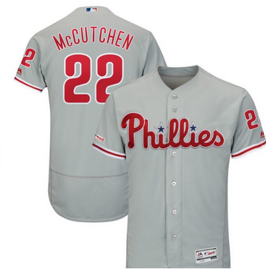 Philadelphia Phillies #22 Andrew McCutchen gray jersey