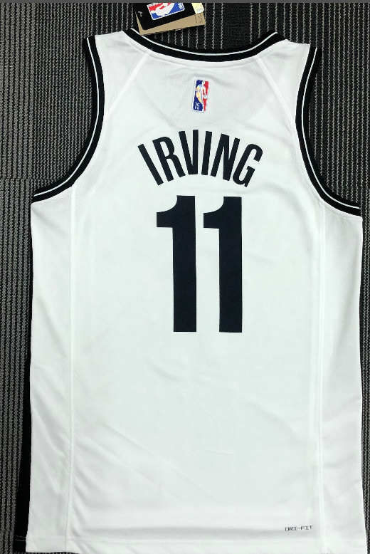 Nets-11-Kyrie-Irving white 75th jersey