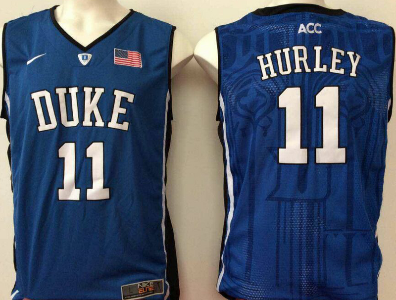 Duke-Blue-Devils-11-Bobby-Hurley-Blue-College-Basketball-Elite-Jersey
